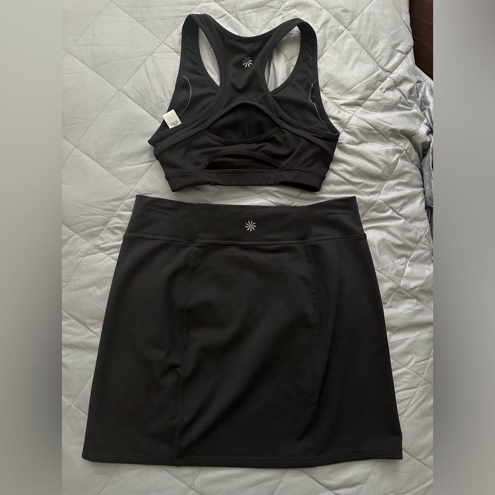 Athleta sports bra and skirt